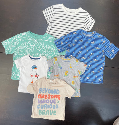 Fire T-skjorter og/eller piké